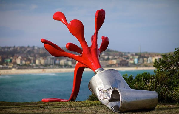 畫龍點(diǎn)睛的雕塑小品