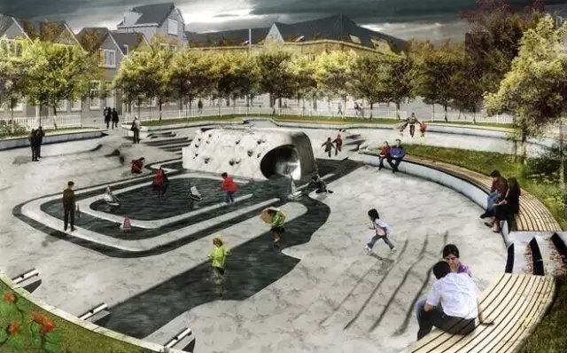 可蓄水廣場(chǎng)——讓城市看海變成看風(fēng)景