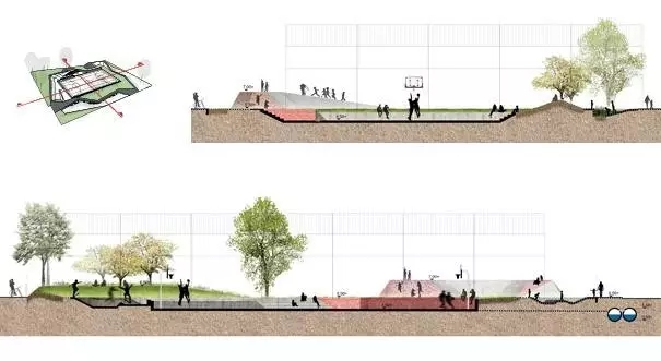 可蓄水廣場(chǎng)——讓城市看海變成看風(fēng)景