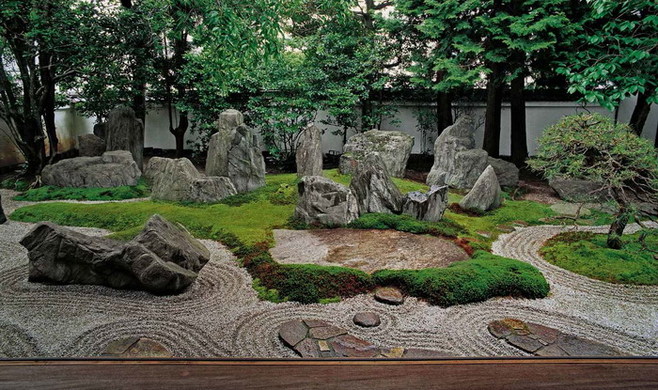 日式枯山水庭院賞析