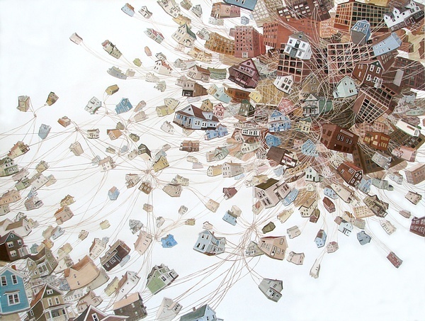 圖片賞析：Amy Casey懸掛的城市