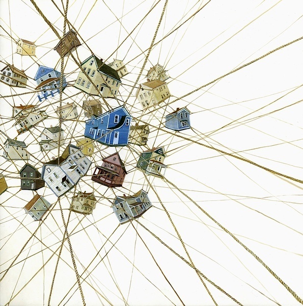 圖片賞析：Amy Casey懸掛的城市