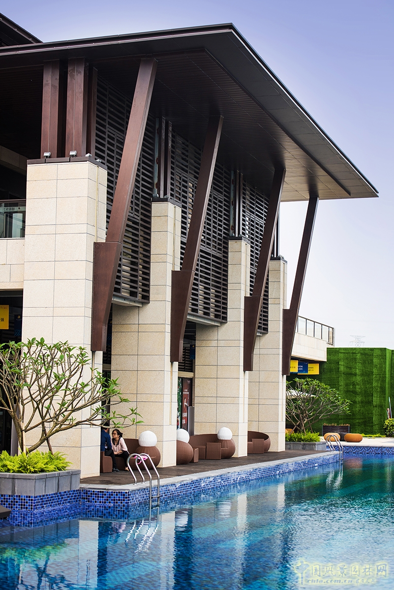 派瀾設計事務所:萬科南寧金域藍灣展示區景觀設計