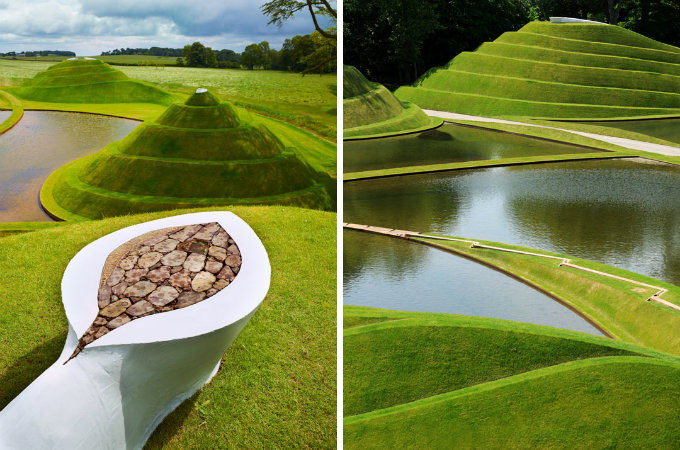 大地景觀雕塑“細胞的生命”