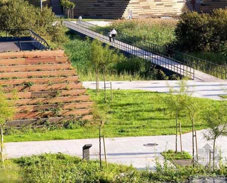 西班牙桑坦德大西洋濕地公園景觀