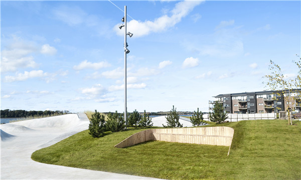 LEMVIG滑板公園：體化的滑板公園與城市公園