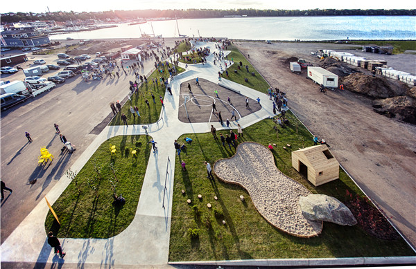 LEMVIG滑板公園：體化的滑板公園與城市公園