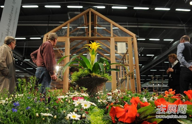 第二十三屆俄羅斯國際花卉植物及觀賞園藝展昨日舉行