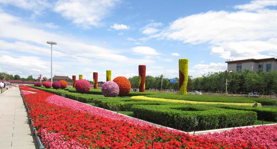 國慶67周年天安門長安街花卉布置方案公布