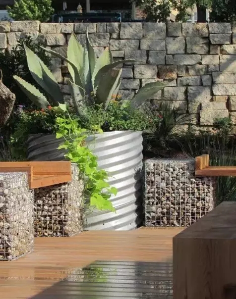 石籠與植物搭配大全