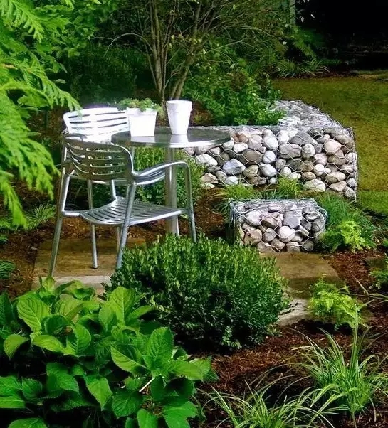 石籠與植物搭配大全