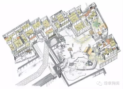 具有東方藝術的茶庭造園藝術