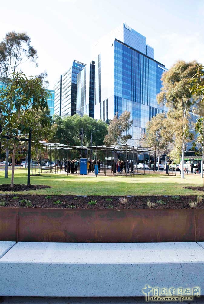 墨爾本海港區城市公園一期工程景觀