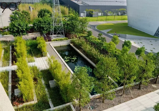 低維護生態園區:萬科研究中心