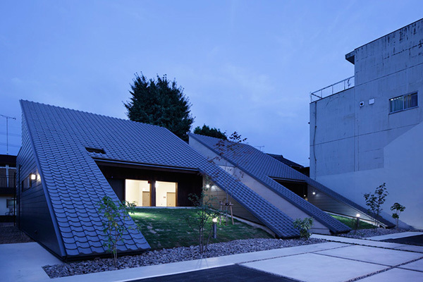 TSC設計事務所作品:位于日本的磚表皮楔形牙科診所