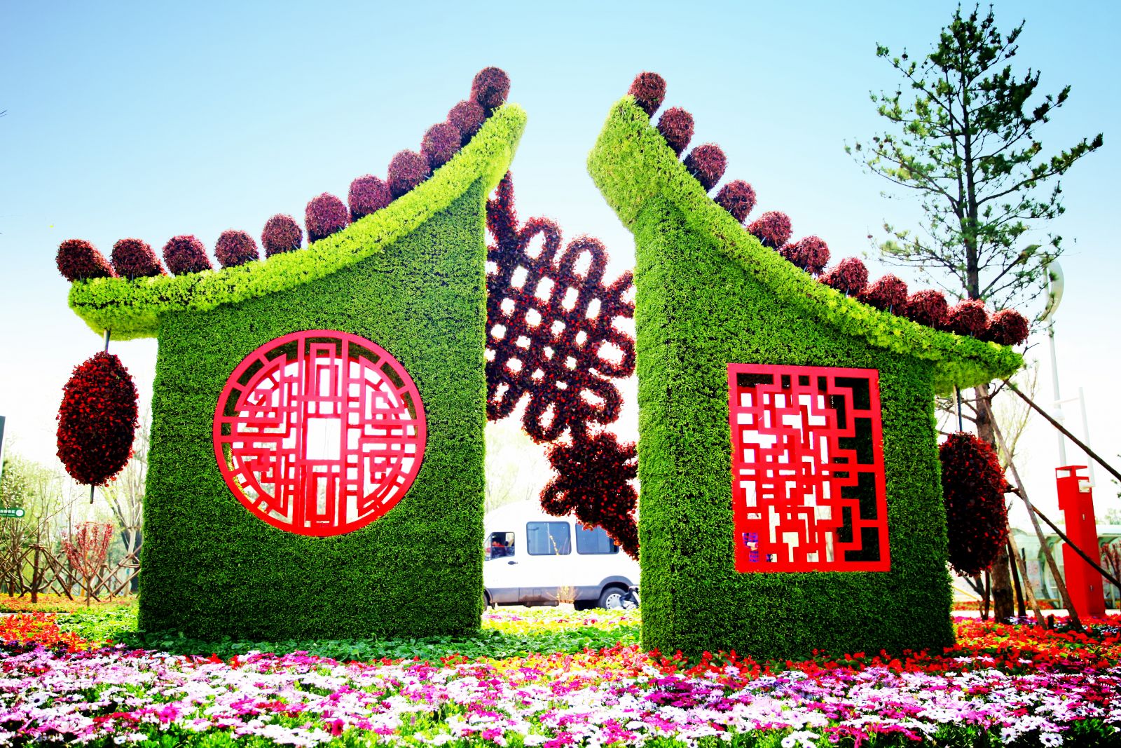 2016園冶杯專業獎參賽項目：唐山世園會綠雕