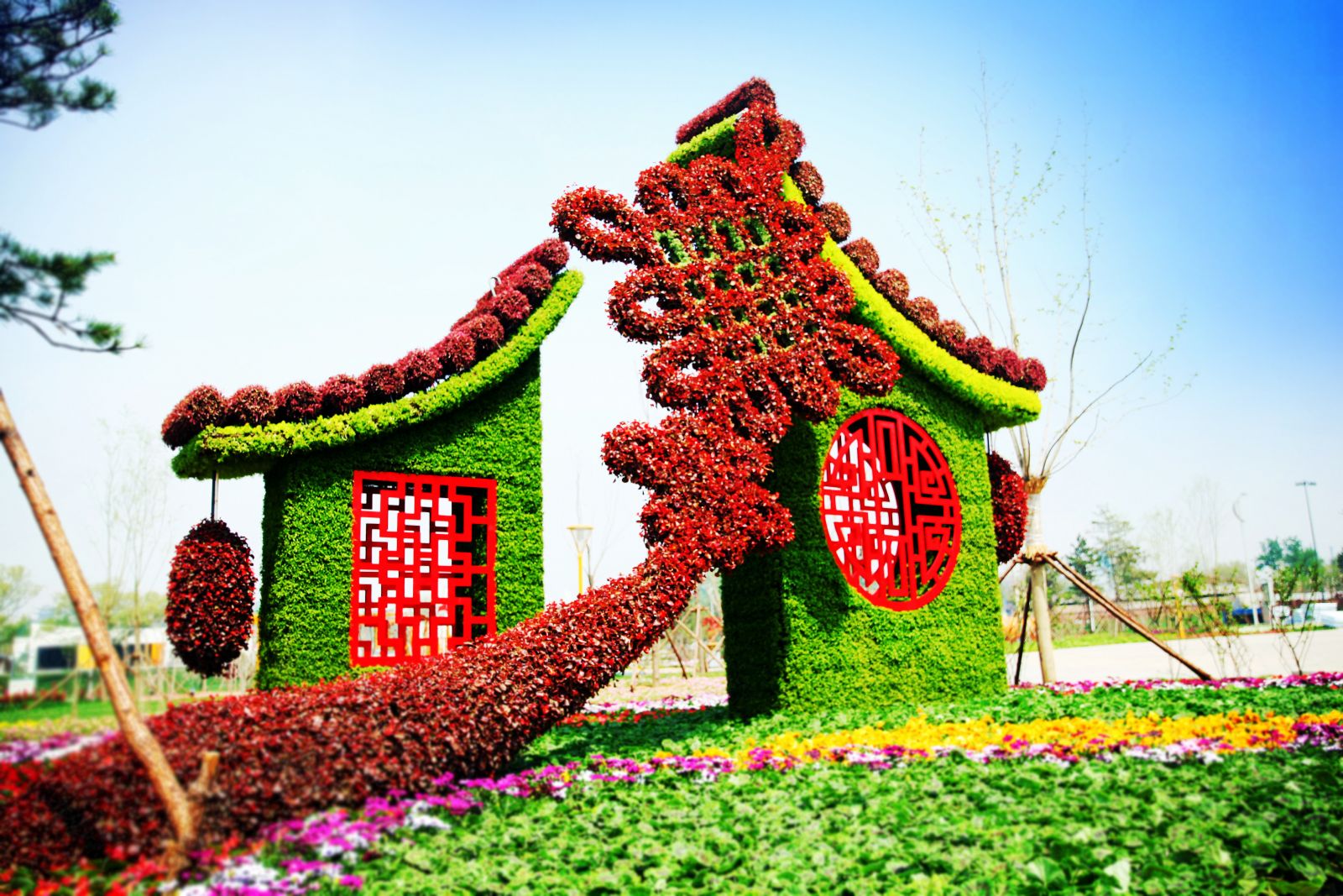 2016園冶杯專業獎參賽項目：唐山世園會綠雕