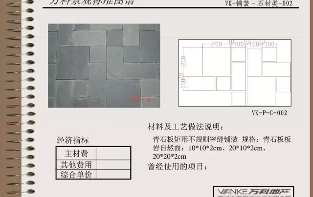 萬科景觀標準鋪裝類圖譜