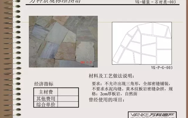 萬科景觀標準鋪裝類圖譜