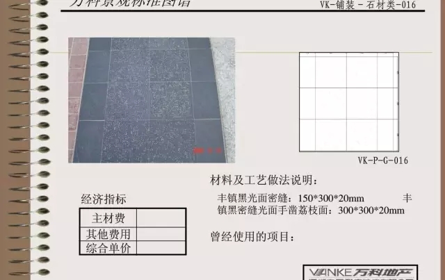 萬科景觀標準鋪裝類圖譜