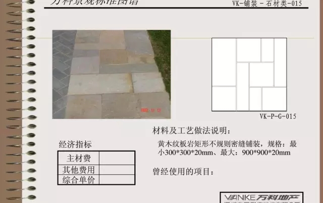 萬科景觀標準鋪裝類圖譜