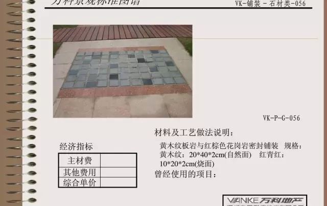 萬科景觀標準鋪裝類圖譜