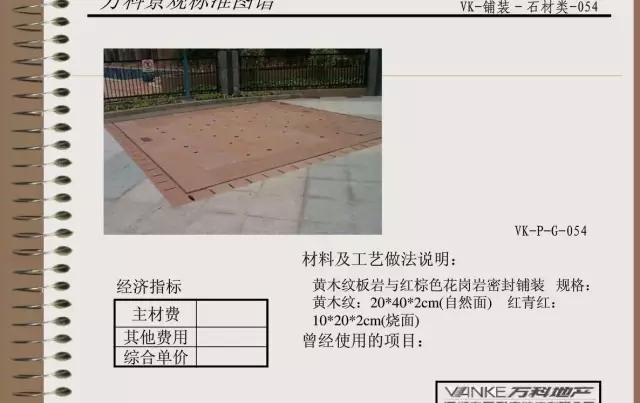萬科景觀標準鋪裝類圖譜