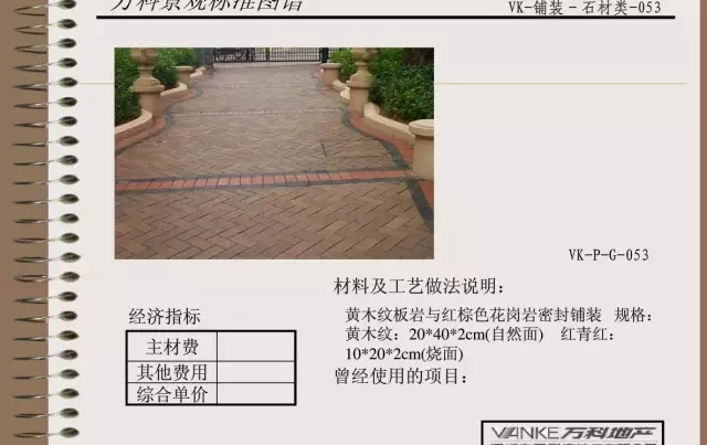 萬科景觀標準鋪裝類圖譜