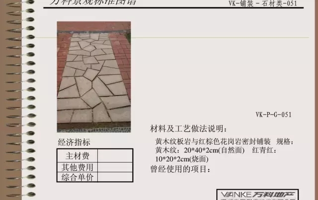 萬科景觀標準鋪裝類圖譜