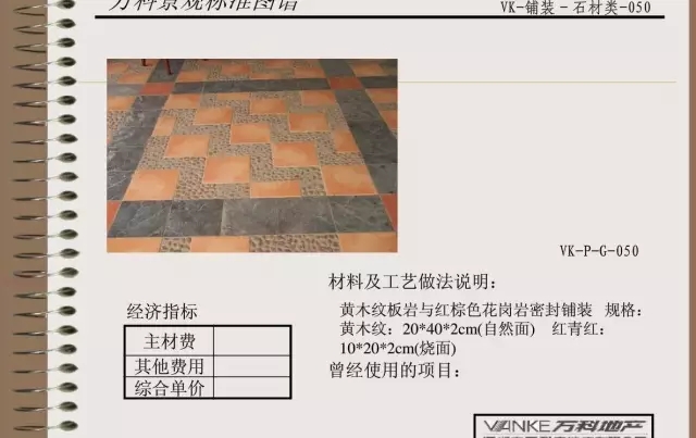 萬科景觀標準鋪裝類圖譜