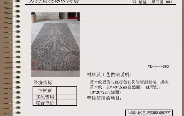 萬科景觀標準鋪裝類圖譜