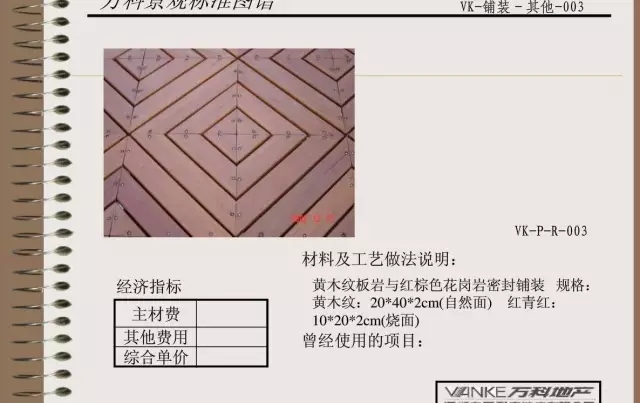 萬科景觀標準鋪裝類圖譜