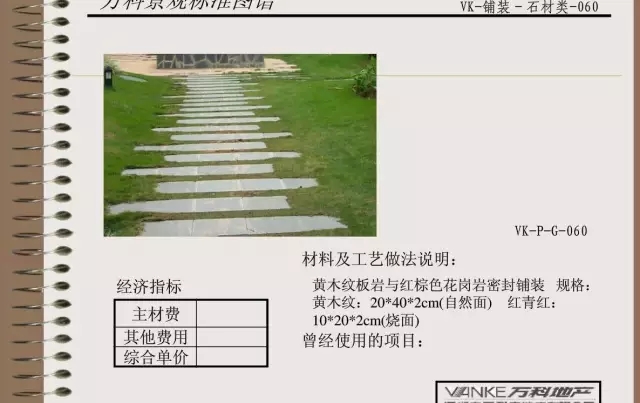 萬科景觀標準鋪裝類圖譜