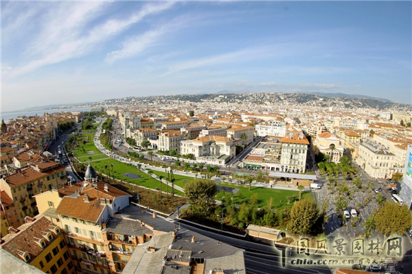 米歇爾·貝納作品：尼斯帕爾龍濱河道景觀