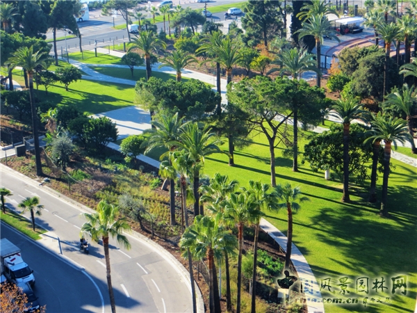 米歇爾·貝納作品：尼斯帕爾龍濱河道景觀