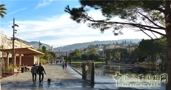 米歇爾·貝納作品：尼斯帕爾龍濱河道景觀