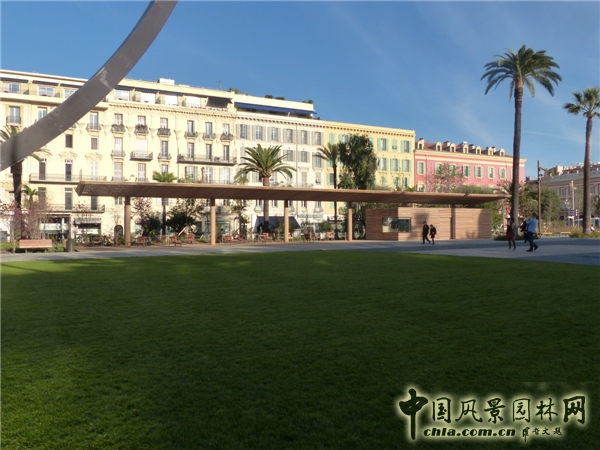 米歇爾·貝納作品：尼斯帕爾龍濱河道景觀