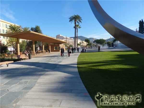 米歇爾·貝納作品：尼斯帕爾龍濱河道景觀