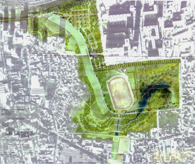 米歇爾·貝納作品：讓·穆蘭公園景觀