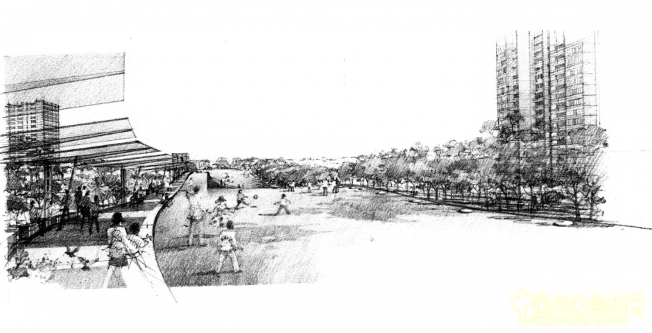 米歇爾·貝納作品：讓·穆蘭公園景觀