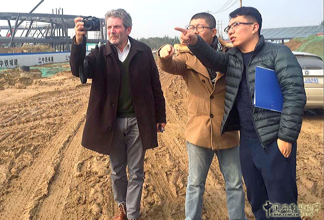 快訊：景觀大師米歇爾·貝納到訪鄭州園博園