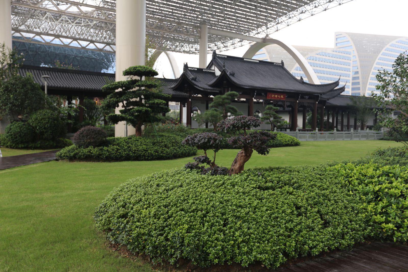 2016園冶杯專業獎參賽項目：杭州國際博覽中心屋面園林綠化工程