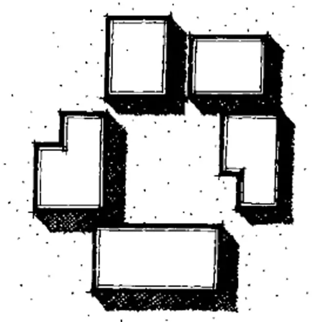 建筑元素在景觀方案構思中的設計與應用-建筑群體與空間限制