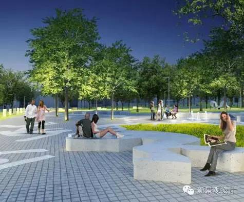 廣場景觀案例：匈牙利Kossuth公園廣場