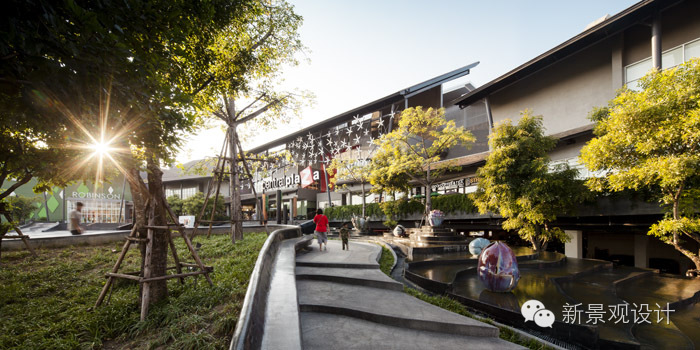 廣場(chǎng)案例：泰國(guó)清萊，山地購(gòu)物廣場(chǎng)