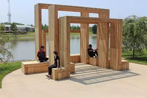 原來公共座椅可以這么設計!