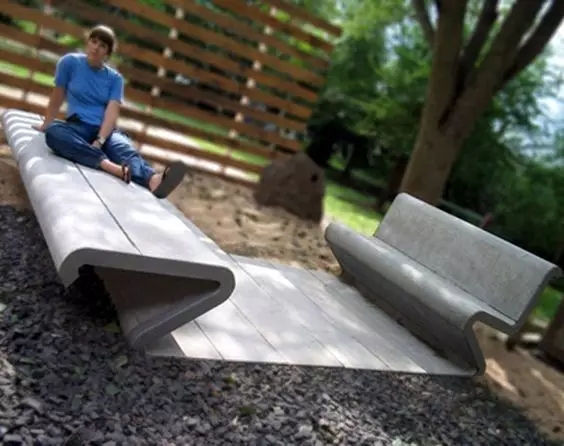 原來公共座椅可以這么設計!