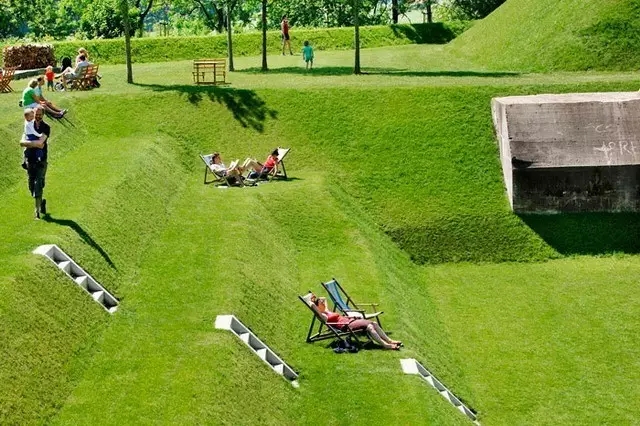 立體景觀案例：aan 't Spoel防御工事