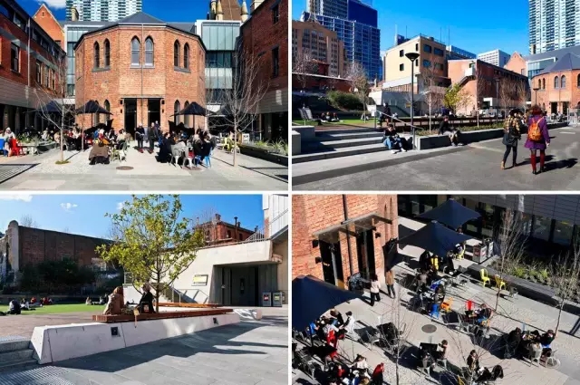 校園廣場案例:皇家墨爾本理工大學大草坪