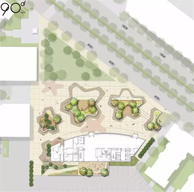 校園廣場案例:皇家墨爾本理工大學大草坪